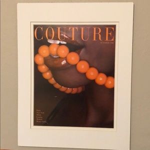 “Couture” Vintage Framed Poster